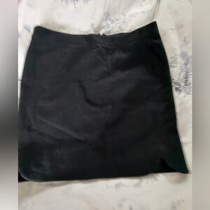 J. Crew Black Mini Skirt - Clean Straight Cut